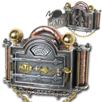 Alchemy belt buckle B84 Rosenteins Galvanic matter transpositor